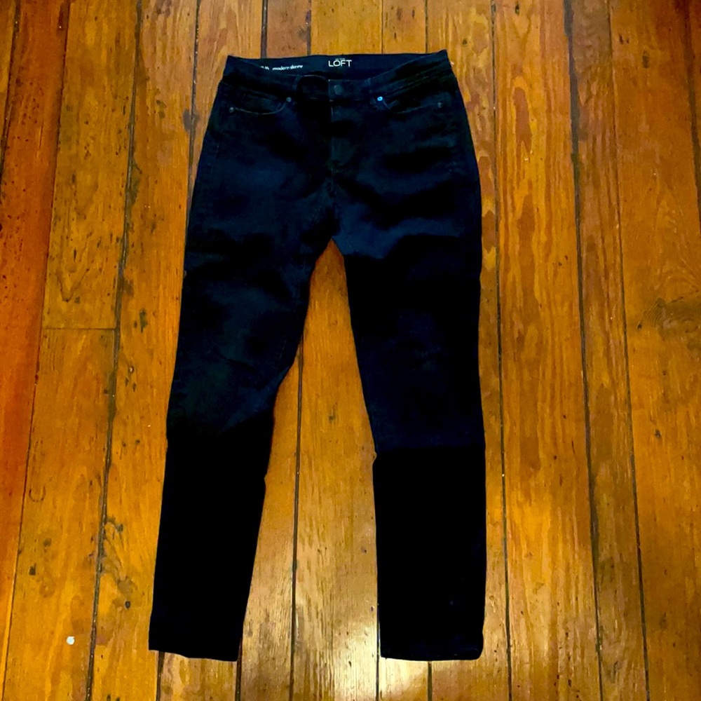 LOFT modern skinny Jean in black size 28/6